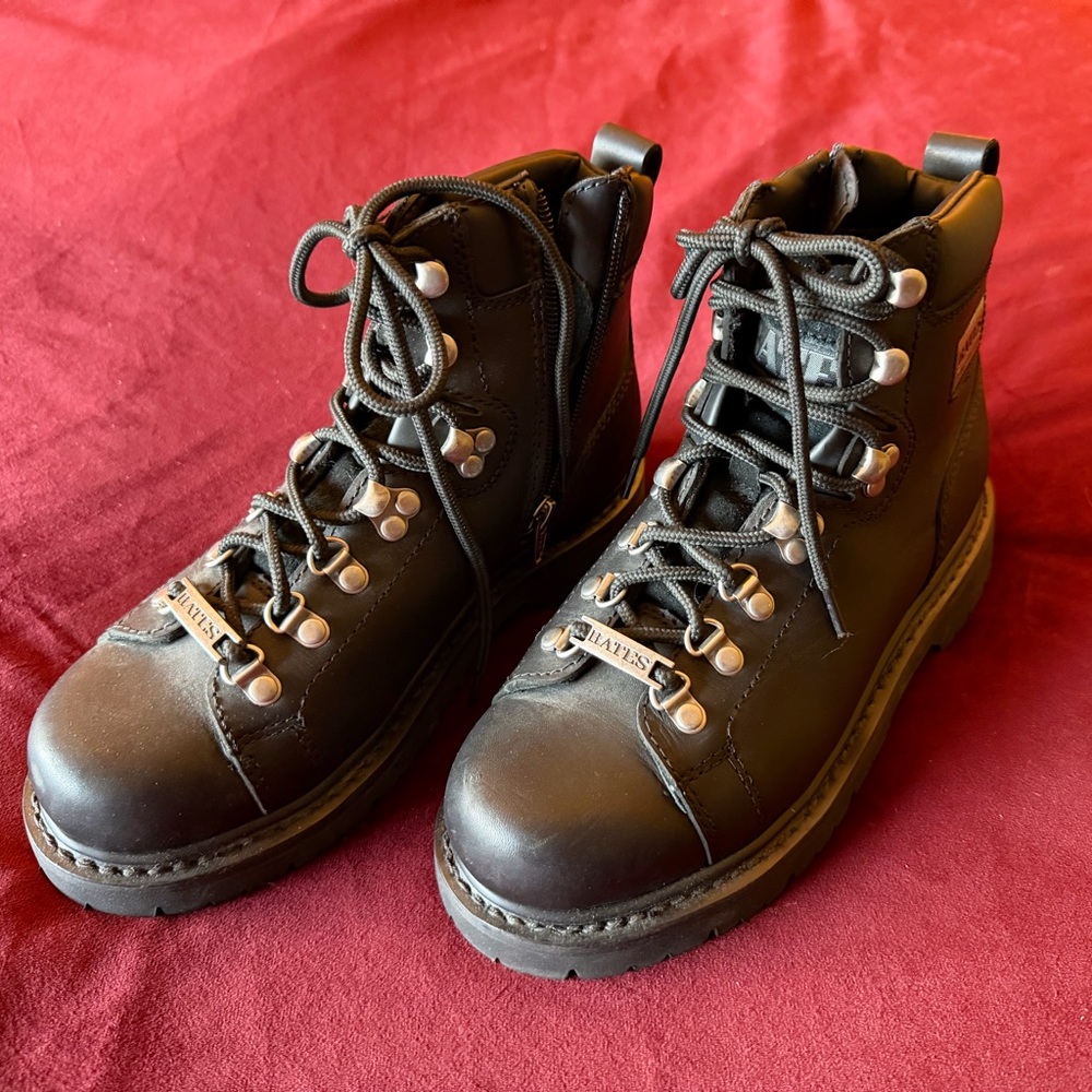Bates Black Combat & Moto Boots